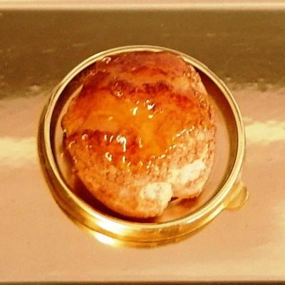 1 mini choux caramel 1 
